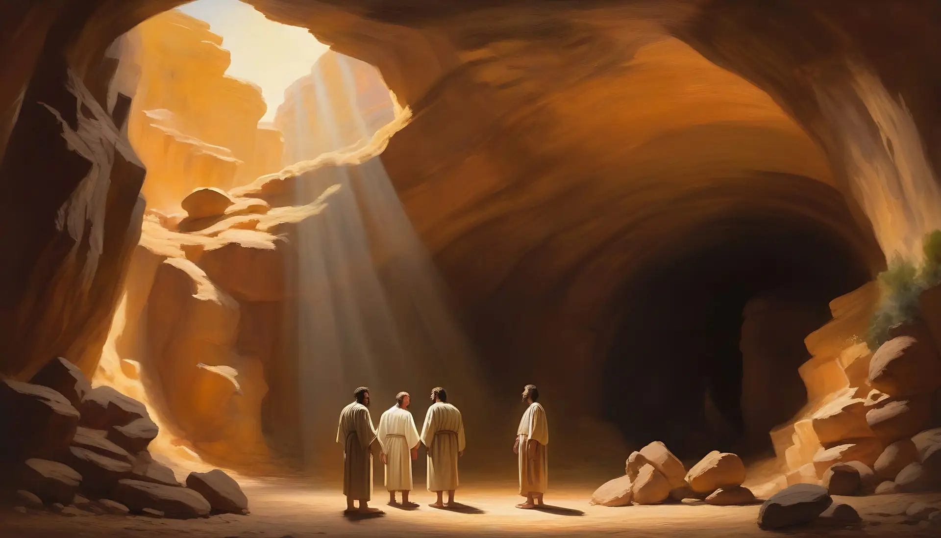 3-hombres-dentro-de-una-cueva-hermosa-viendo-un--ngel-resplandeciente-y-lleno-de-luz-que-los-ilumina-y-ellos-est-n-alegres (3)